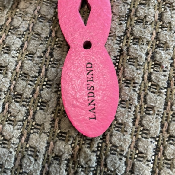 Lands’ End pink leather belt (sz m) - Picture 4 of 8